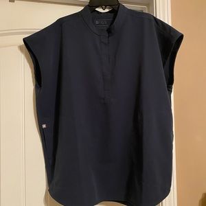 Fig’s Rafaela Scrub Top Dark Harbor